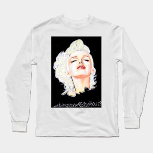 CLOSED EYES Long Sleeve T-Shirt